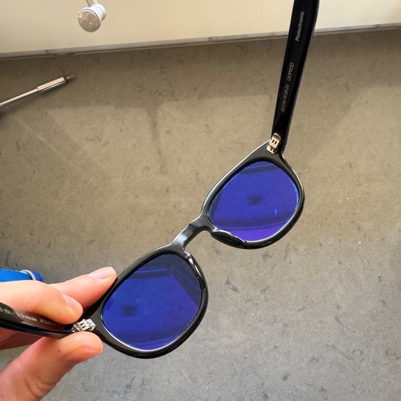 OLIVER PEOPLES SHELDRAKE GLASSES - BLACK - Picture 5 of 8